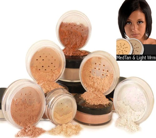 Mineral make piece set - up, 6