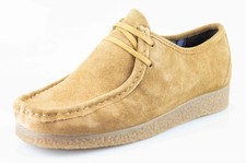 Mens Leather Suede Casual