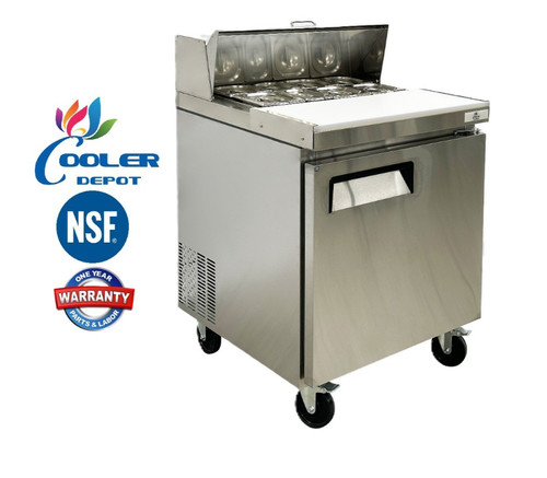New commercial prep table - new, 28"