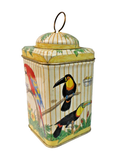 Vintage kurki birdcage tin - kurki,