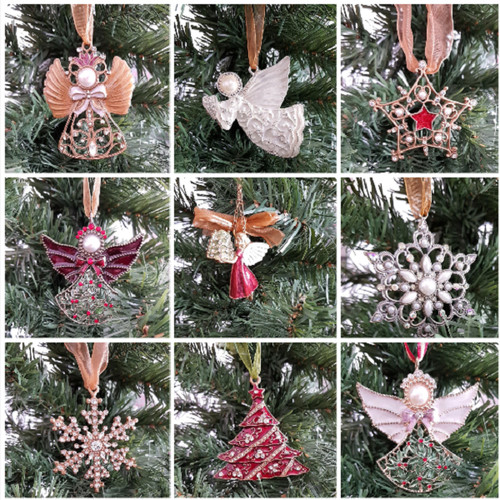 Vintage style christmas tree - christmas,