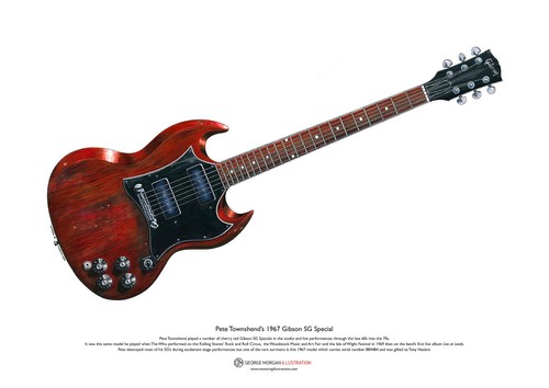 Pete townshend gibson sg - townshend's,