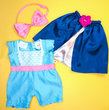 Build-A-Bear Blue & Pink Toy Story 4 Bo Peep Outfit Costume with Bow & Cape