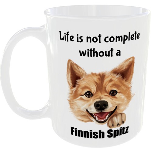 Finnish spitz mug dog - spitz,