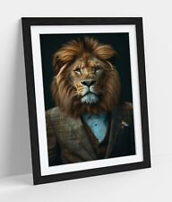 ANTHROPOMORPHIC LION IN SUIT