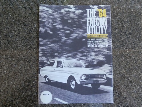 Ford falcon ute brochure - ford,