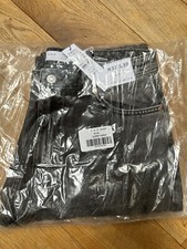 Topshop Mom Jeans Faded Black