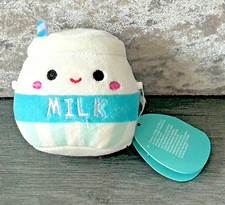 Melly Milk Micromallows Squishmallows Bottle Carton Mellie Mini Small Tiny Toy