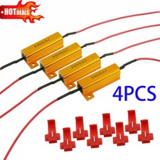 4x LED Indicator Ballast Load Resistor Flash Rate Relay Turn Signal Bulb 50W UK