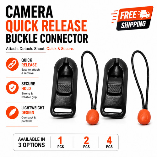 Camera quick release buckle - camera,