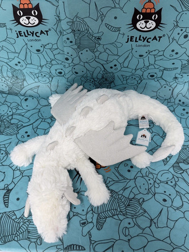 Jellycat large snow dragon - large,