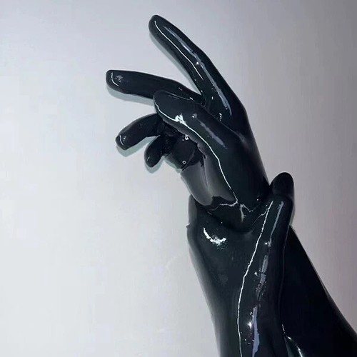 Latex oil shiny gloves fetish - latex,