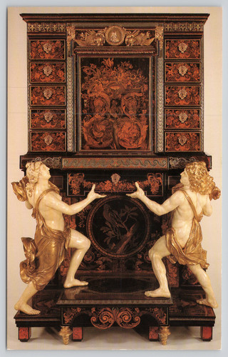 Postcard cabinet stand - on,