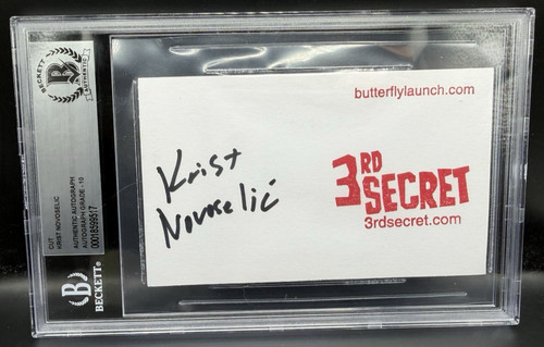 Krist novoselic nirvana - krist, signed