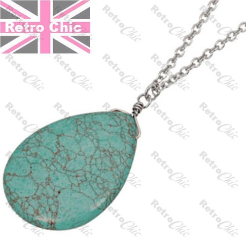 Turquoise veined stone - turquoise,