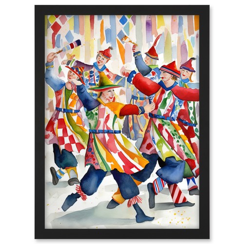 Morris dancers dancing - dancers, modern