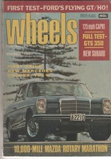 Wheels 1969 Nov Monaro GTS350 Falcon GT HO Valiant VF V8 Mercedes 250C 250CE C31