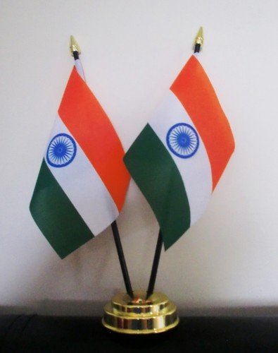 India table flag set - table,
