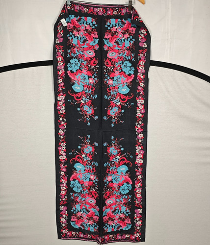 Warehouse silk scarf black - warehouse,