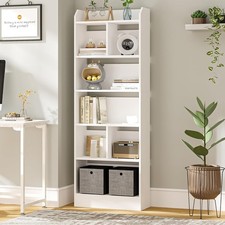 Hzuaneri 6-Tier Bookcase and