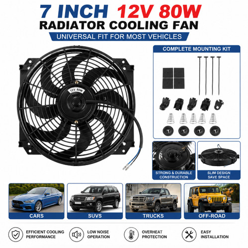 Universal slim cooling fan - cooling,