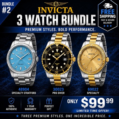 Invicta watch bundle - invicta,