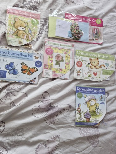 Small bundle cross stitch kits - cross,