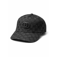 GG Nylon Baseball Hat Grey Sz