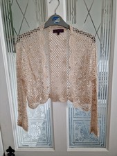 Debut Cream Crochet Bolero