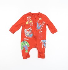 Marvel Red Unisex Babygrow