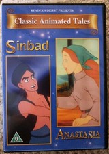 Classic Animated Tales Sinbad & Anastasia DVD Readers Digest VGC ??