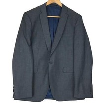 Butler and Webb  Luxury Grey Polyester Regular Blazer Jacket Men Size Chest 42R