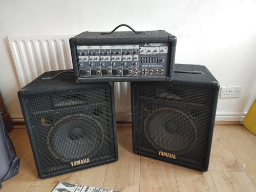 Peavey mixer and yamaha 12 - mixer, sv