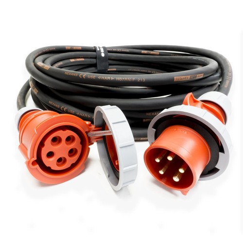 32amp red phase power cable - 3,
