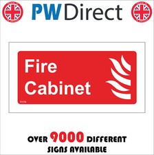 FI175 FIRE CABINET SIGN LOCKER