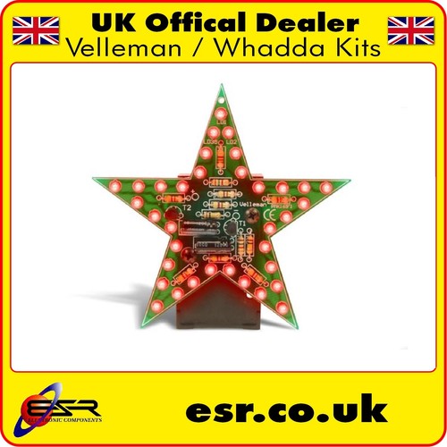 Wssa169r red led - led, star