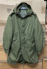 GENUINE VERY RARE US ARMY M-51 M-1951 FISHTAIL PARKA EX COND !!!!! SMALL