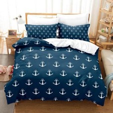 Anchor Navy Blue Bedding Set