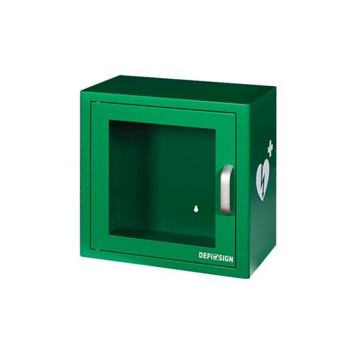 Green indoor defibrillator - green,
