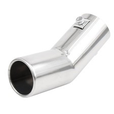 Auto Chrome Curved Exhaust