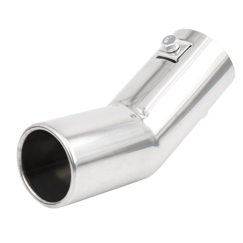 Auto chrome curved exhaust - chrome,