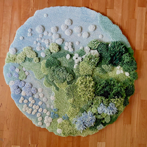Handmade moss forest wool - handmade,