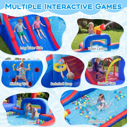 Water slide park giant - park, bounce