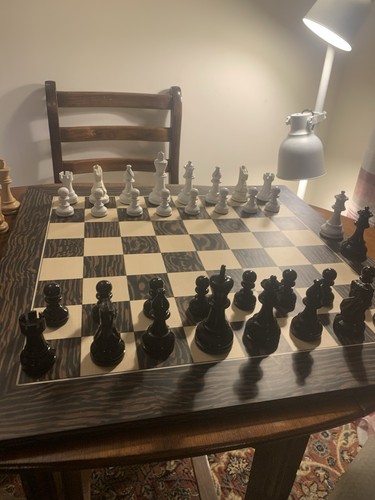 Black and white - black, chess