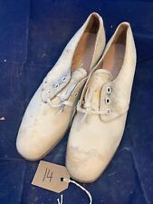 Original WW2 British Army Women's White Summer Shoes - ATS WAAF - Size 245s