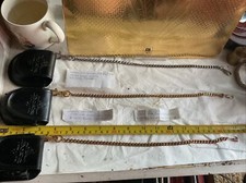 FRANKLIN MINT - BORIS VALLEGO Collectors Pocket Watch Cases On Chains,total Of 3