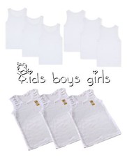 24 x Girls Children Kids Vests