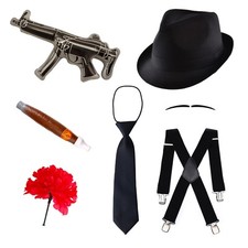 Kids Gangster Fancy Dress Set