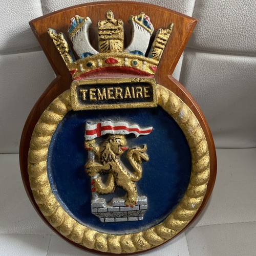 Hms temeraire ship crest - hms,