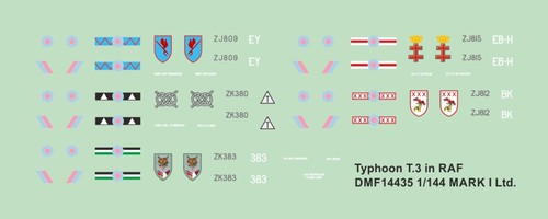 Mark decals dmf14435 144 - i, 1:144